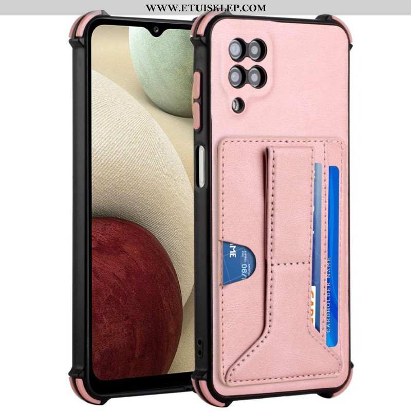 Futerały do Samsung Galaxy M12 / A12 Skórzany Stojak I Etui Na Karty